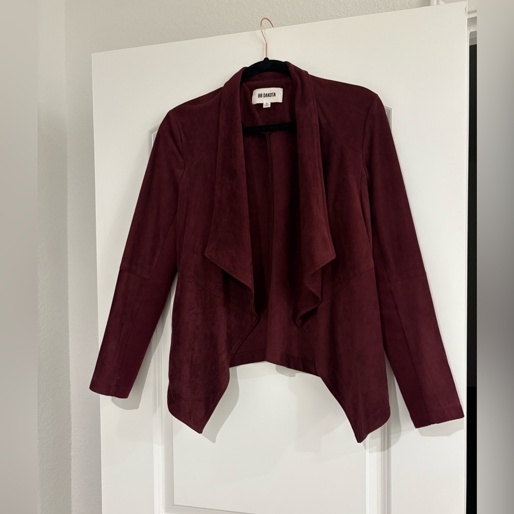 BB Dakota Women's Deep Burgundy Blazer